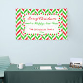Rood- en Groene Kerstmis Spandoek (Beurs)
