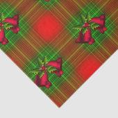 Rood- en Groene kerstmis Tissuepapier (Detail)