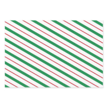 Rood- en groene strepen kerstpapier