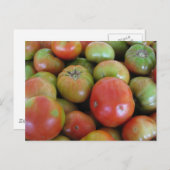Rood- en groene tomaten briefkaart (Voorkant / Achterkant)