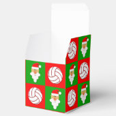 Rood- en Groene Volleyballen en kerstkerstmis Bedankdoosjes (Geopend)