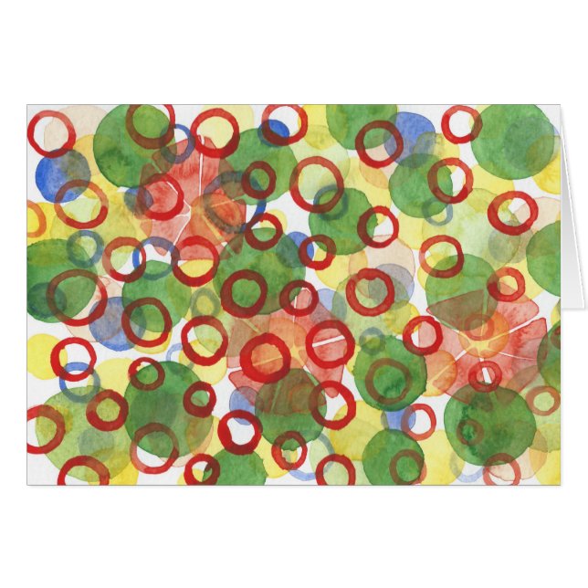Rood- en groene Waterverf (Voorkant Horizontaal)