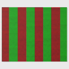 Rood en groengestreept omslagpapier cadeaupapier