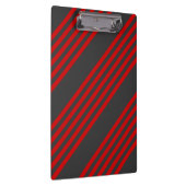 Rood en houtskool met vijf strippen klembord (Rechts)