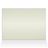 Rood en Ivoor Bloemen Tafelnummer Kaart (Binnen Horizontaal (Boven))