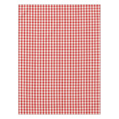Rood- en Ivoorkust — Gingham Check Pset Tafelkleed (Voorkant)