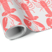 Rood en licht grijs omlooppapier cadeaupapier (Rol Hoek)