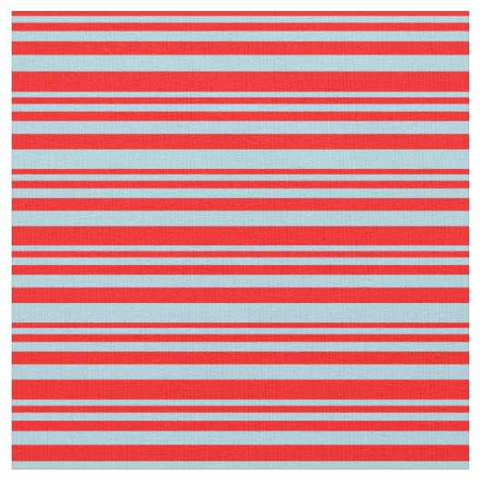 Rood en Lichtblauw Patroon Stof (Close Up)