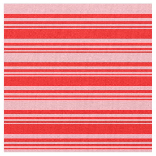 Rood- en lichtroze strepen stof (Close Up)