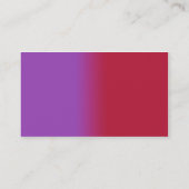Rood en lila visitekaartje (Achterkant)