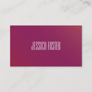 Rood en magenta visitekaartje