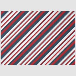 Rood en marine nautische serie ontwerp 13 tissuepapier