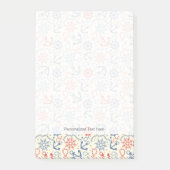 Rood- en marineachtergrond met anker post-it® notes (Voorkant)