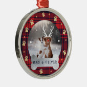 Rood- en marineblauw speldenpakket en gouden pootf metalen ornament (Rechts)