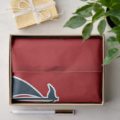 Rood en Navy Nautical Series Design 3 Tissuepapier (Geschenk)