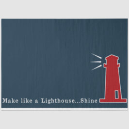 Rood en Navy Nautical Series Design 4 Tissuepapier