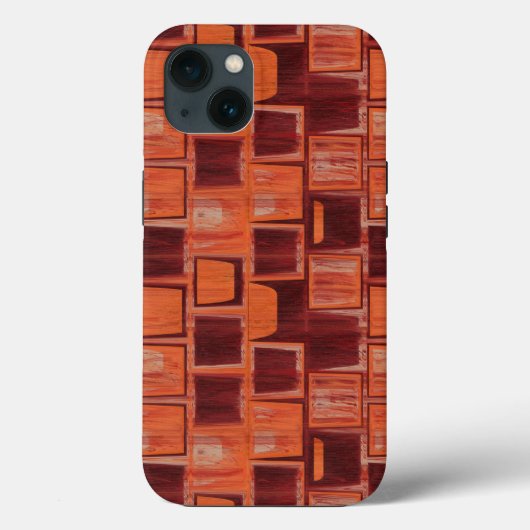 rood en oranje abstract Case-Mate iPhone case (Achterkant)
