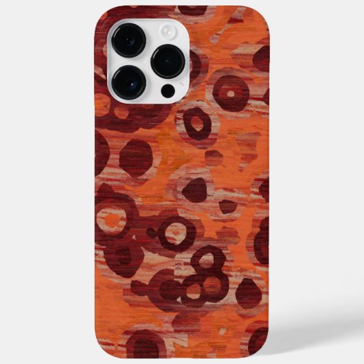 rood en oranje abstract Case-Mate iPhone case (Achterkant)