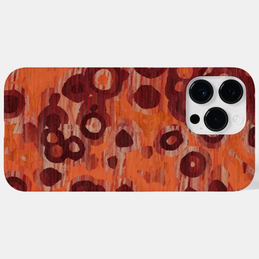 rood en oranje abstract Case-Mate iPhone case (Achterkant (horizontaal))
