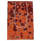 rood en oranje abstract medium cadeauzakje (Achterkant)