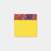 Rood en Oranje achtervoegsel Post-it® Notes (Voorkant)