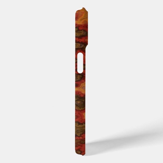 Rood- en Oranje-Agate Slab Case-Mate iPhone Case (Achterkant / Rechts)