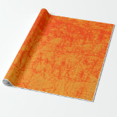 Rood en Oranje Cadeaupapier (Uitgerold)