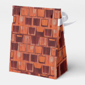 Rood en Oranje geometrisch Bedankdoosjes (Achterkant)