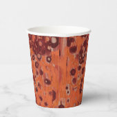 Rood en Oranje geometrisch Papieren Bekers (Rechts)