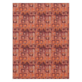 Rood en Oranje geometrisch Tafelkleed (Voorkant)