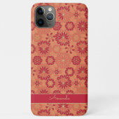 Rood en Oranje Hoesje-Mate iPhone Case (Achterkant)