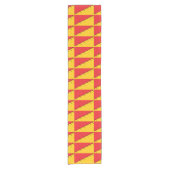 Rood en oranje korte tafelloper (Voorkant)