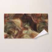 rood en oranje Marmer abstract Bad Handdoek (Handdoek)
