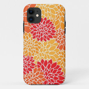 Rood en Oranje  oraal ontwerp Case-Mate iPhone Case