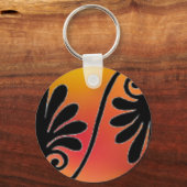 Rood- en Oranje Sleutelhanger (Voorkant)