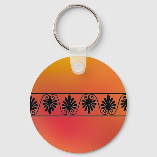 Rood- en Oranje Sleutelhanger (Voorkant)