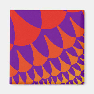 Rood- en Oranje weegschalen Magneet