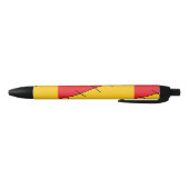 Rood en oranje zwarte inkt pen (Bodem)