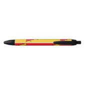 Rood en oranje zwarte inkt pen (Achterkant)