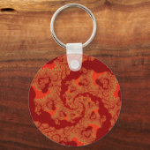 Rood en Oranje zwijn Sleutelhanger (Voorkant)