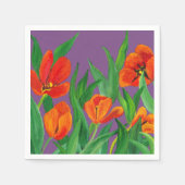 Rood en Paars Servetten (Voorkant)