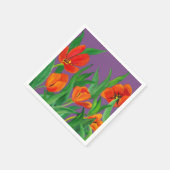 Rood en Paars Servetten (Hoek)