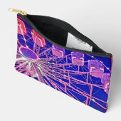 Rood en paarse reuzenrad etui (Open)