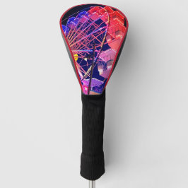 Rood en Paarse reuzenrad Golfheadcover