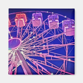 Rood en paarse reuzenrad magneet