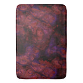 Rood en Paarse steen abstract Badmat (Voorkant Verticaal)