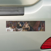 Rood en rouw (sympathie na Bereavement) Bumpersticker (Op auto)