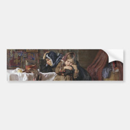 Rood en rouw (sympathie na Bereavement) Bumpersticker