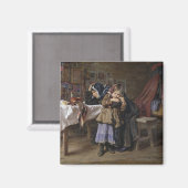 Rood en rouw (sympathie na Bereavement) Magneet (Voorkant / Achterkant)