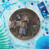 Rood en rouw (sympathie na Bereavement) Papieren Bordje (Feest)